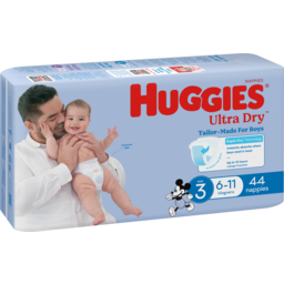 Photo of Huggies Ultra Dry Nappies Boys Size 3 (6-11kg) 44 Pack