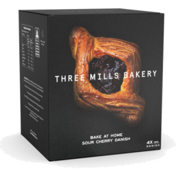 Photo of Three Mills Bakery Cherry Danish 4pk