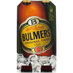 Photo of Bulmers Original Cider 4.7% Bottle 4x330ml