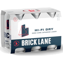 Photo of Brick Lane Hi Fi Dry Japanese Lager Can