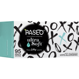 Photo of Paseo Facial Tissue 3ply Ultra Soft Hypoallergenic 95