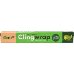 Photo of BIOTUFF Compostable Cling Wrap 30m