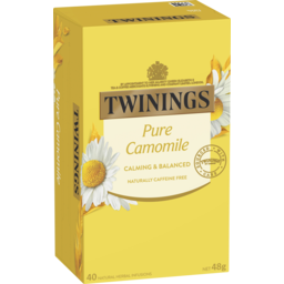 Photo of Twinings Pure Camomile Herbal Infusion Tea Bags 40 Pack