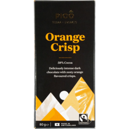 Photo of Pico Chocolate Vegan Organic Orange Crisp 80g