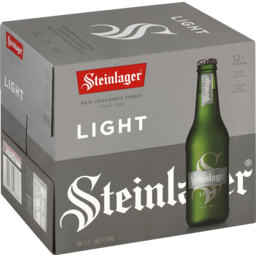 Photo of Steinlager Light Beer Lager 12 x 330ml Bottles