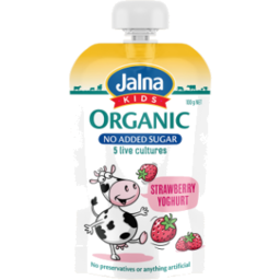 Photo of Jalna Yoghurt Kids Pouch Organic Strawberry