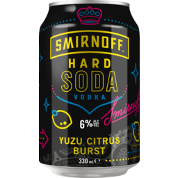 Photo of Smirnoff Hard Soda Yuzu Citrus Burst 6% 330ml