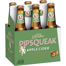 Photo of Little Creatures Pipsqueak Apple Cider 6 X 330ml Bottle Wrap 330ml