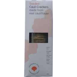 Photo of Curiously Cauli Seeded Crackers 80g