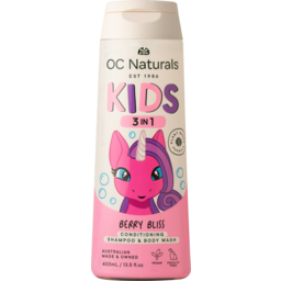 Photo of Organic Care Kids 3 In 1 Conditioning Shampoo & Body Wash Berry Bliss 400ml