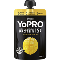 Photo of Danone Yopro High Protein Mango Pouch Yoghurt