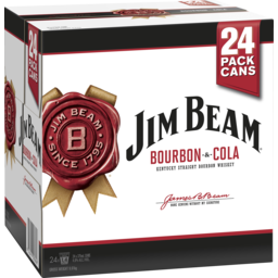Photo of Jim Beam White & Cola Cans