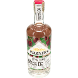 Photo of Warner's Non Alcoholic 0% Pink Berry Gin