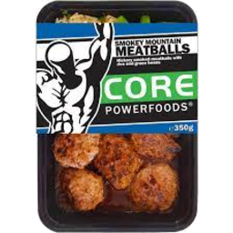 Photo of Core Powerfoods Meatball Beef Smokey Mountain 350gm