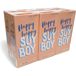 Photo of Happy Happy Soyboy Milk 6x1l