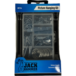 Photo of Jack Hammer Picture Hanging Kit 88pc