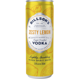 Photo of Billson's Vodka With Zesty Lemon 355ml 355ml