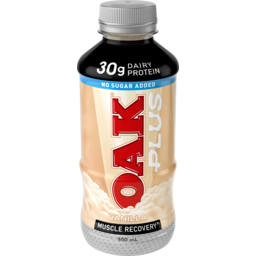 Photo of Oak Plus Protein No Added Sugar Vanilla Flavoured Milk 500ml