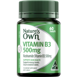 Photo of Nature's Own Vitamin B3 500mg 60s