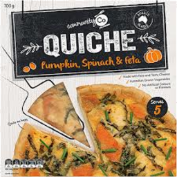 Photo of Community Co Quiche Pumpkin, Spinach & Fetta 700gm