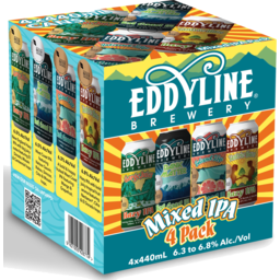 Photo of Eddyline Brewery Mixed IPA 4 Pack 
