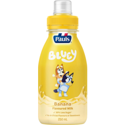 Photo of Pauls Kids Flavoured Milk Bluey Banana 250ml