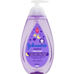 Photo of Johnson's Baby Johnson's Bedtime Gentle Calming Jasmine & Lily Scented Tear-Free Baby Bath 500ml