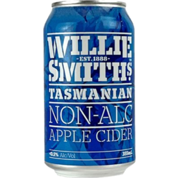 Photo of Willie Smith Non Alcoholic Apple Cider Can
