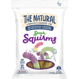 Photo of The Natural Confectionery Co. Sour Squirms 180g