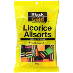 Photo of Black & Gold Licorice Allsorts