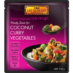 Photo of Lee Kum Kee Coconut Curry Vegetables Stir Fry Ready Sauce 110g
