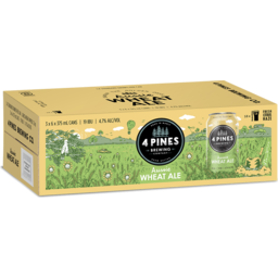 Photo of 4 Pines Aussie Wheat Ale 3 X 6 X 375ml Can Carton