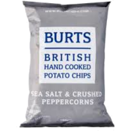 Photo of Burts Sea Salt & Crushed Peppercorns British Hand Cooked Potato Chips 150g