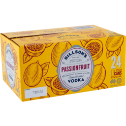 Photo of Billsons Vodka Passionfruit 355ml 24 Pack