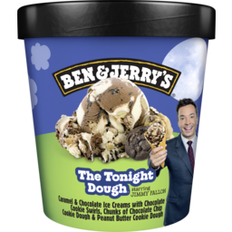 Photo of Ben & Jerry's Ice Cream The Tonight Dough Starring Jimmy Fallon 458ml