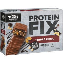Photo of Tasti Triple Choc Protein Fix Bars 5 Pack 225g