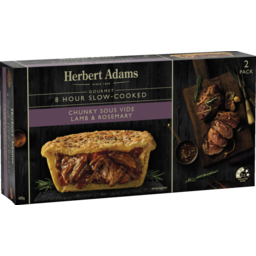 Photo of Herbert Adams Pies Lamb & Rosemary 2pk 400g 400g