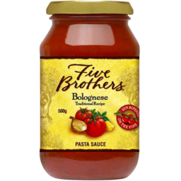 Photo of Five Brothers Pasta Sauce Bolognese