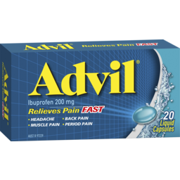 Photo of Advil Liquid Capsules 20 Pack 