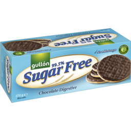 Photo of Gullon 99.5% Sugar Free Chocolate Digestive Biscuits