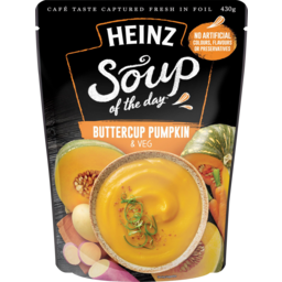 Photo of Heinz Soup Of The Day Harvest Pumpkin & Mixed Veg Pouch 430g