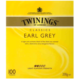 Photo of Twinings Earl Grey Tea Bags 100 Pack 200g 200g