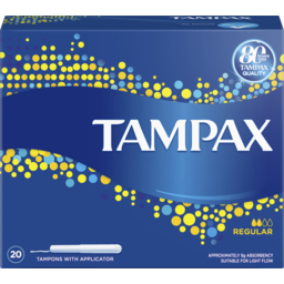 Photo of Tampax Tampons with Applicator Regular 20 Pack