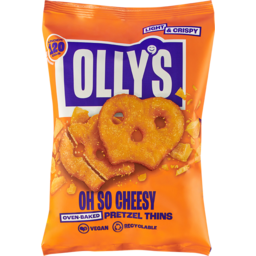 Photo of OLLYS PRETZEL THINS Cheesy Pretzel Thins