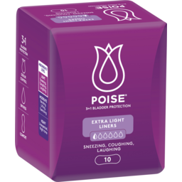 Photo of Poise Active Micro Liners Extra Light 10 Pack