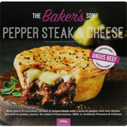 Photo of The Baker's Son Pie Pepper Steak & Cheese 200g