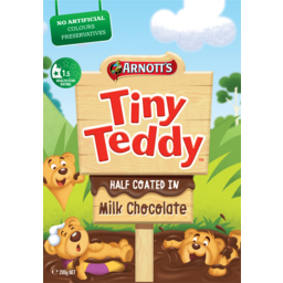 Photo of Arnotts Tiny Teddy Half Coated In Milk Chocolate Biscuits
