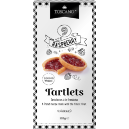 Photo of Toscano Raspberry Tartlet 9 Pack