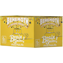 Photo of Behemoth Brain Smiles Hazy Pale Ale Cans