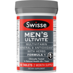 Photo of Swisse Mens Ultivite Tabs 60 Pack